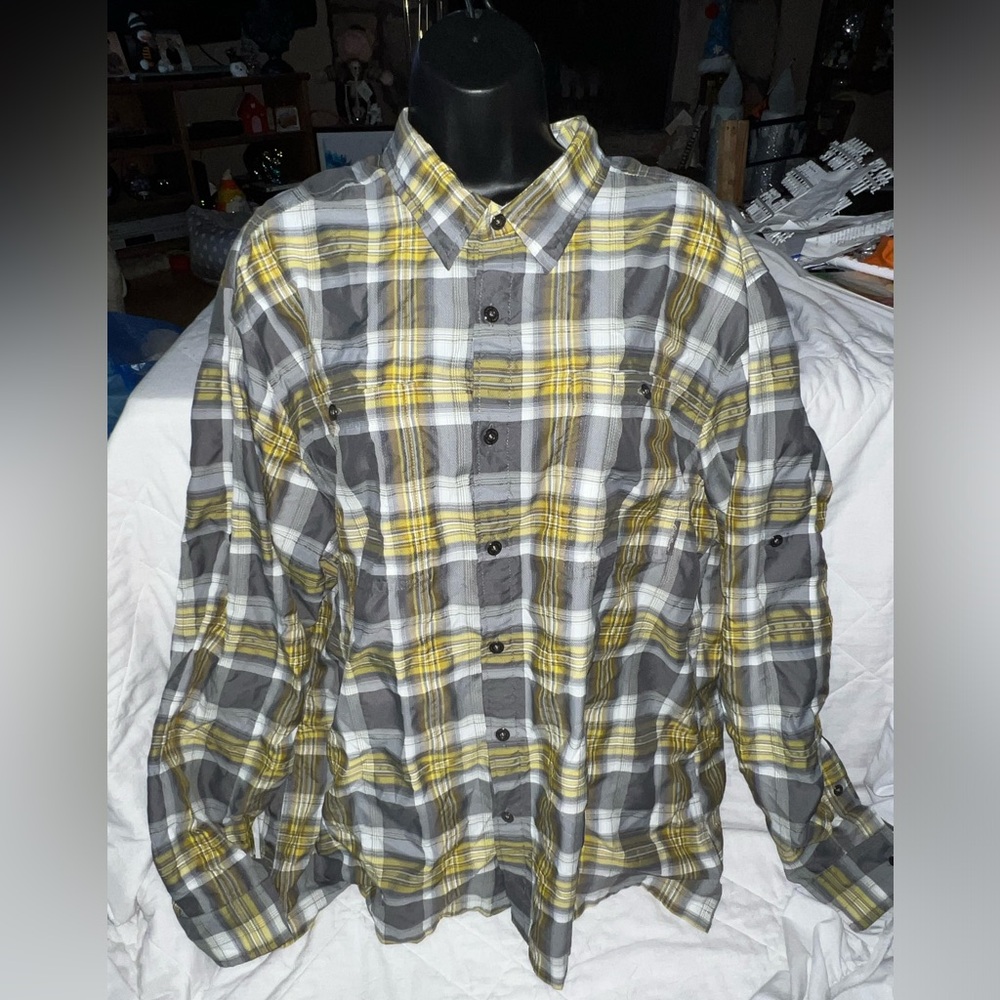 Eddie Bauer Voyager Flex Long-Sleeve Button Up